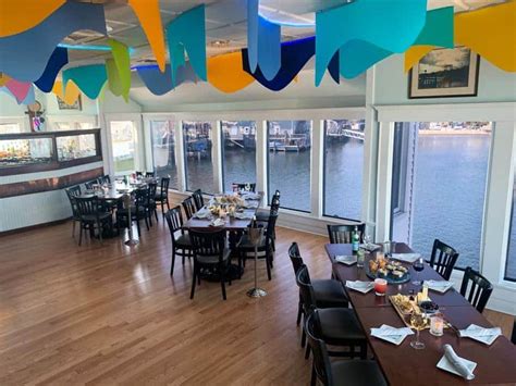 Enjoy the shimmering water views from the patio while enjoying chilled seafood starters, decadent pasta, or dry-aged ribeye steaks. . Best food in mystic ct